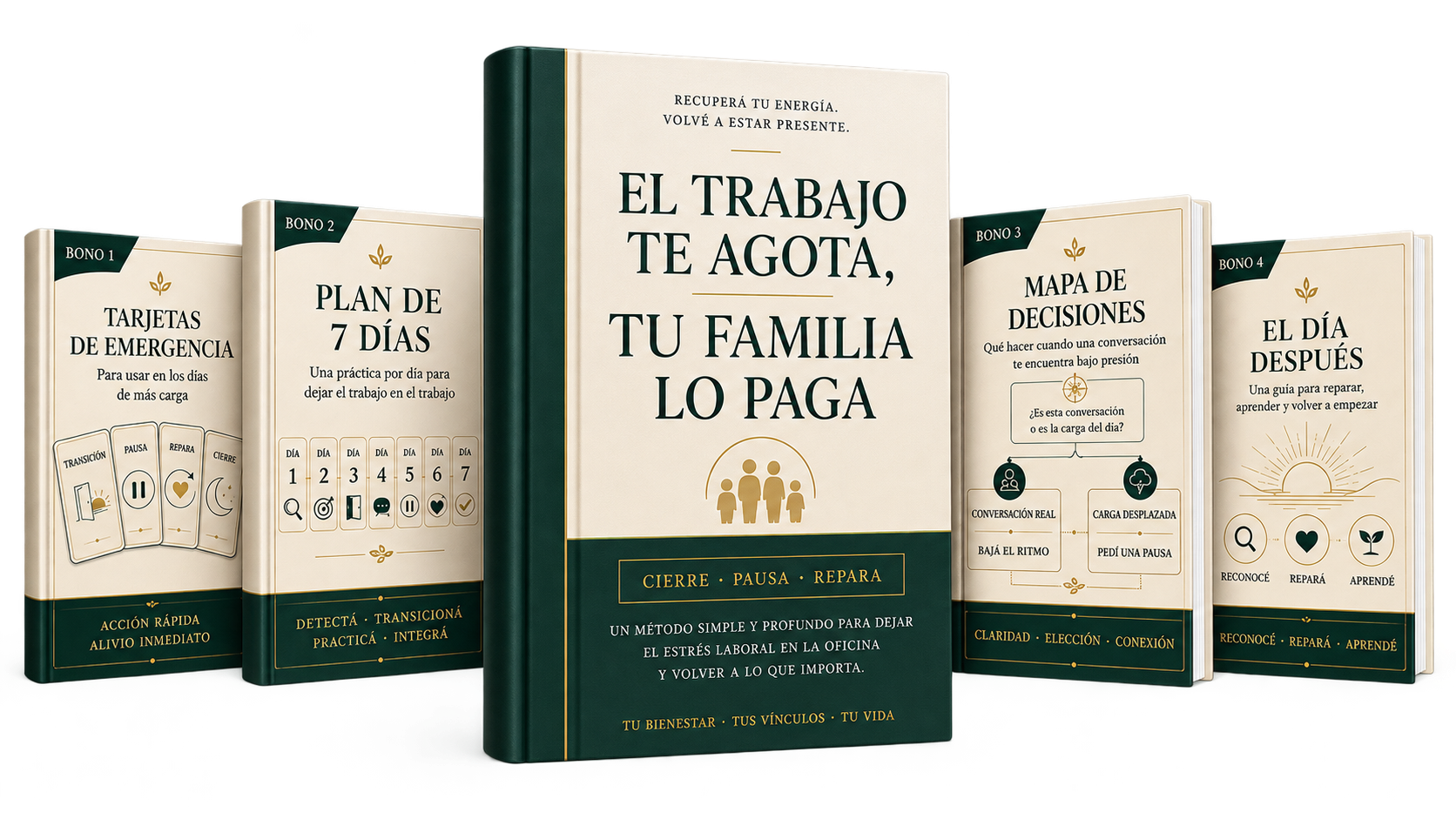 El trabajo te agota, tu familia lo paga
